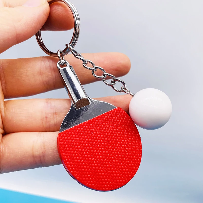 Table Tennis Olympics - Portachiavi a forma di racchetta da
