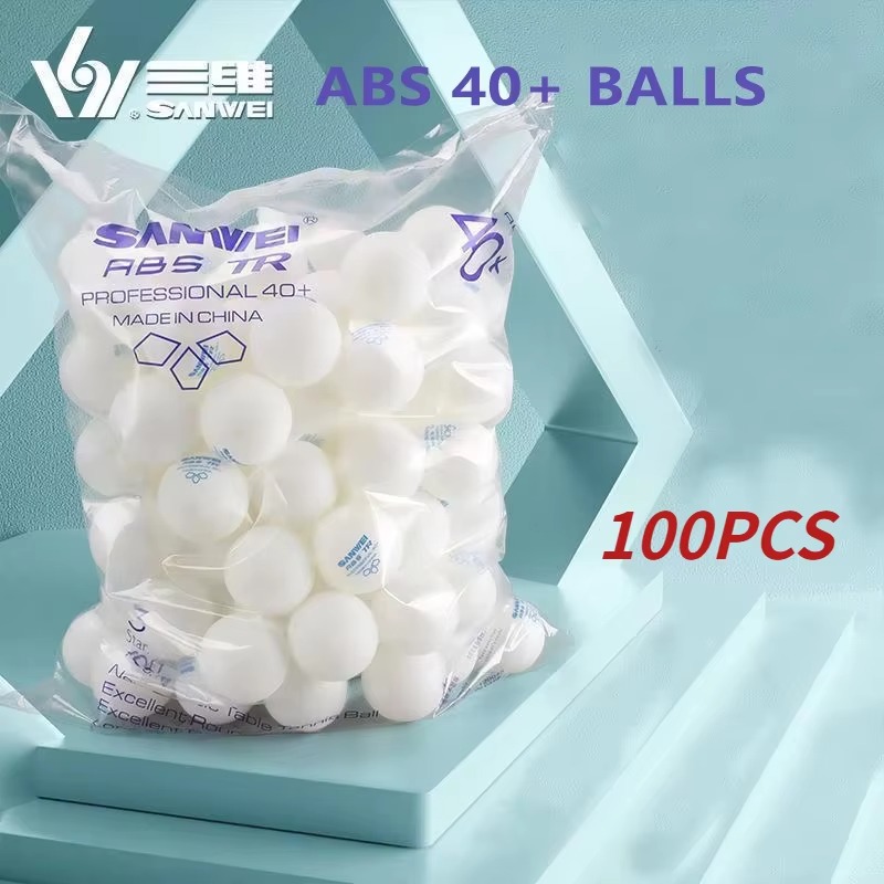 Table Tennis Olympics - 50/100 palline da ping pong SANWEI