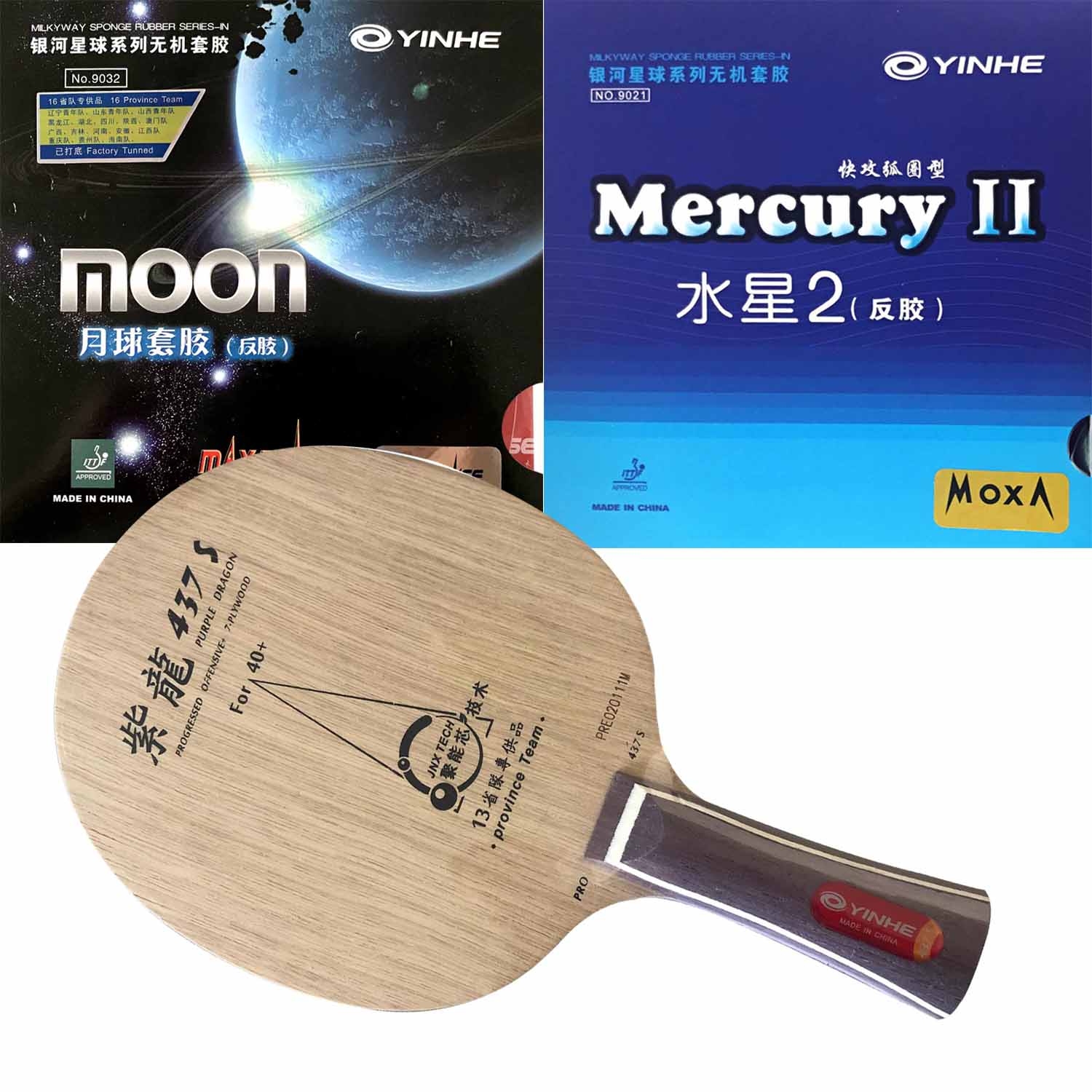 Racchetta Pro Combo YINHE Purp - Table Tennis Zhang Jike recensione e prezzo